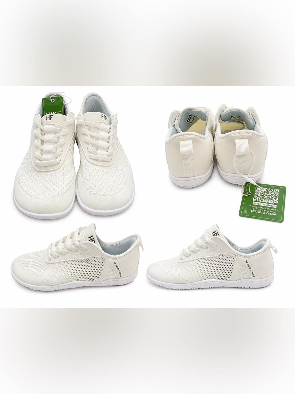 Women’s Lightweight Hike White Sneakers size 6 brand new